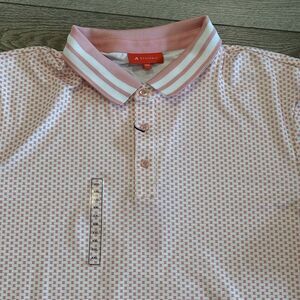 Redvanly Golf Polo Tucker Men’s XXL Casual Athletic All Over Print Geometric NWT